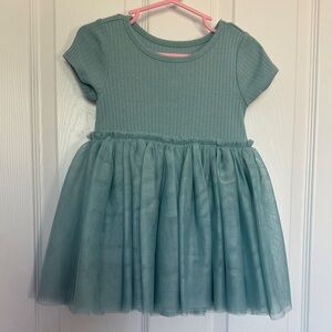 Sage green toddler tutu dress